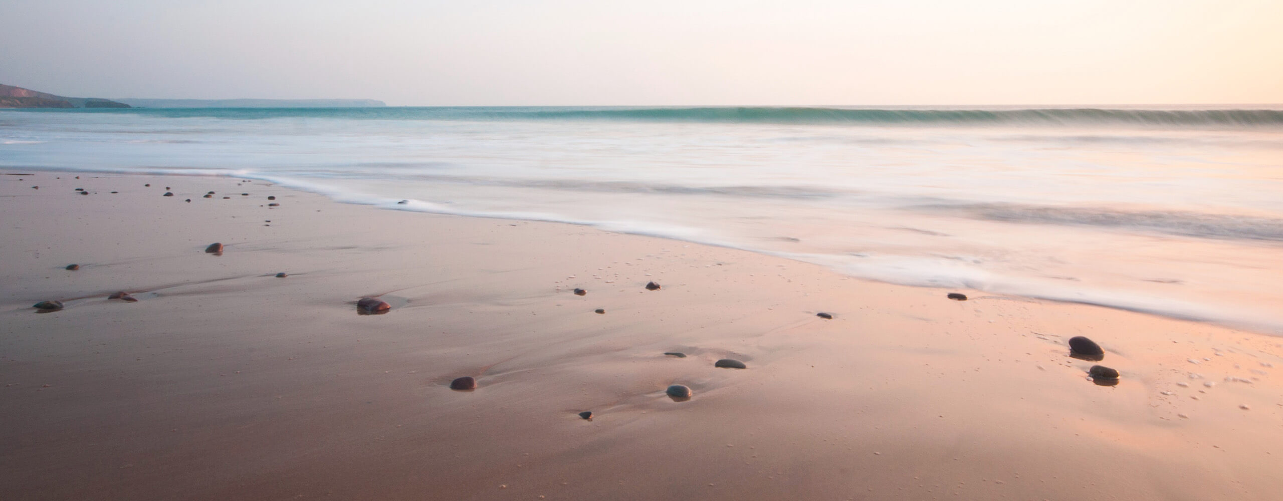 Beach and sea - Our story header